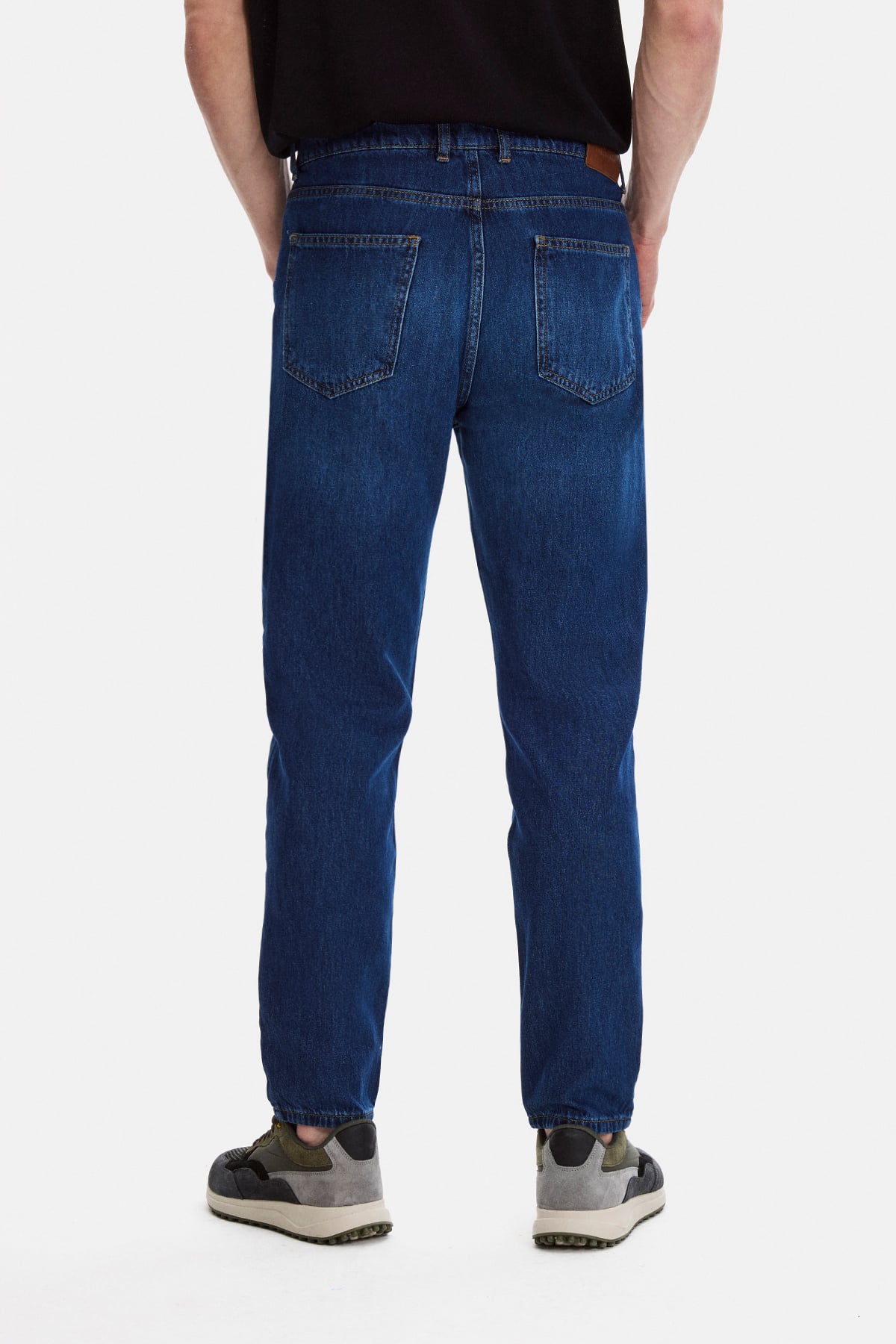 TAPERED FIT DENİM PANTOLON
