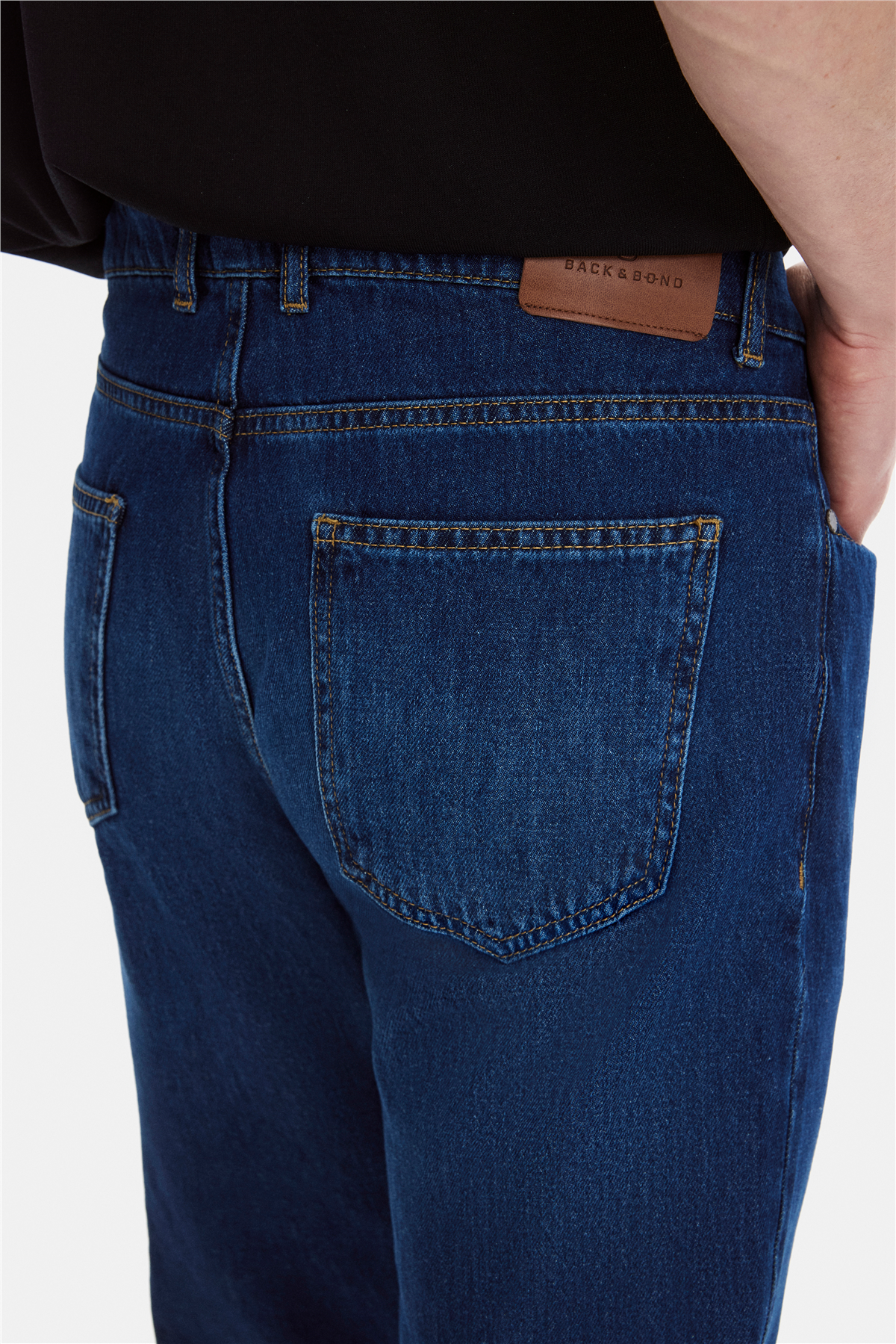 TAPERED FIT DENİM PANTOLON
