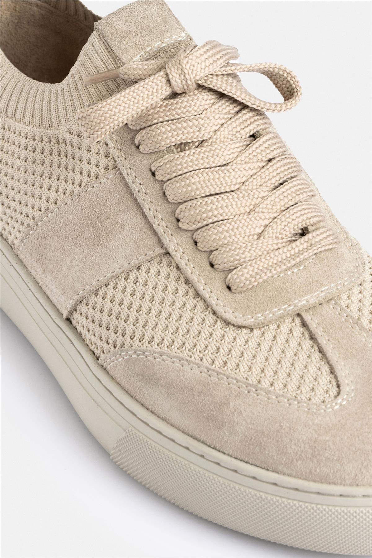 Termo Taban Bej Bağıcıklı Sneaker Ayakkabı