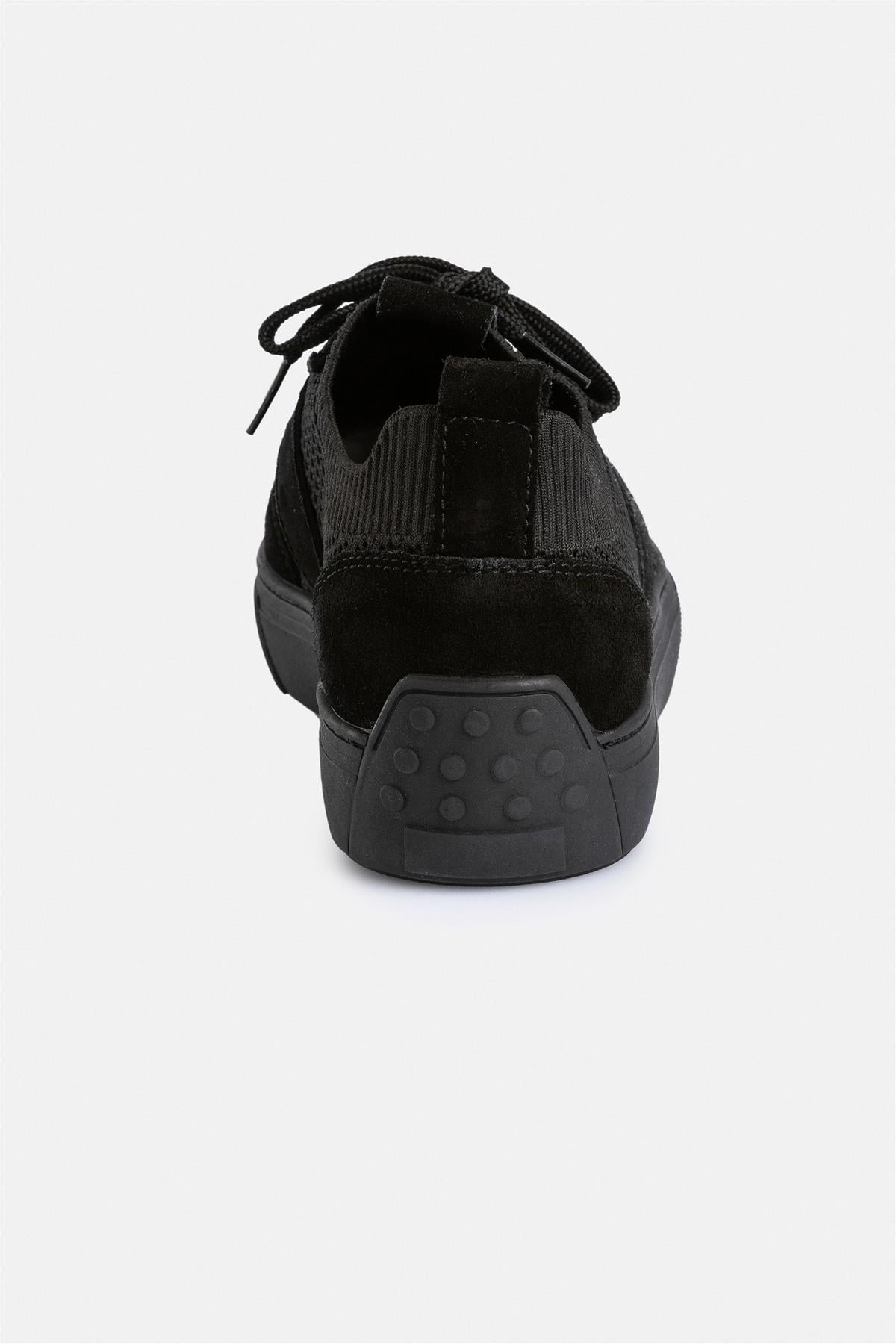 Termo Taban Siyah Bağıcıklı Sneaker Ayakkabı