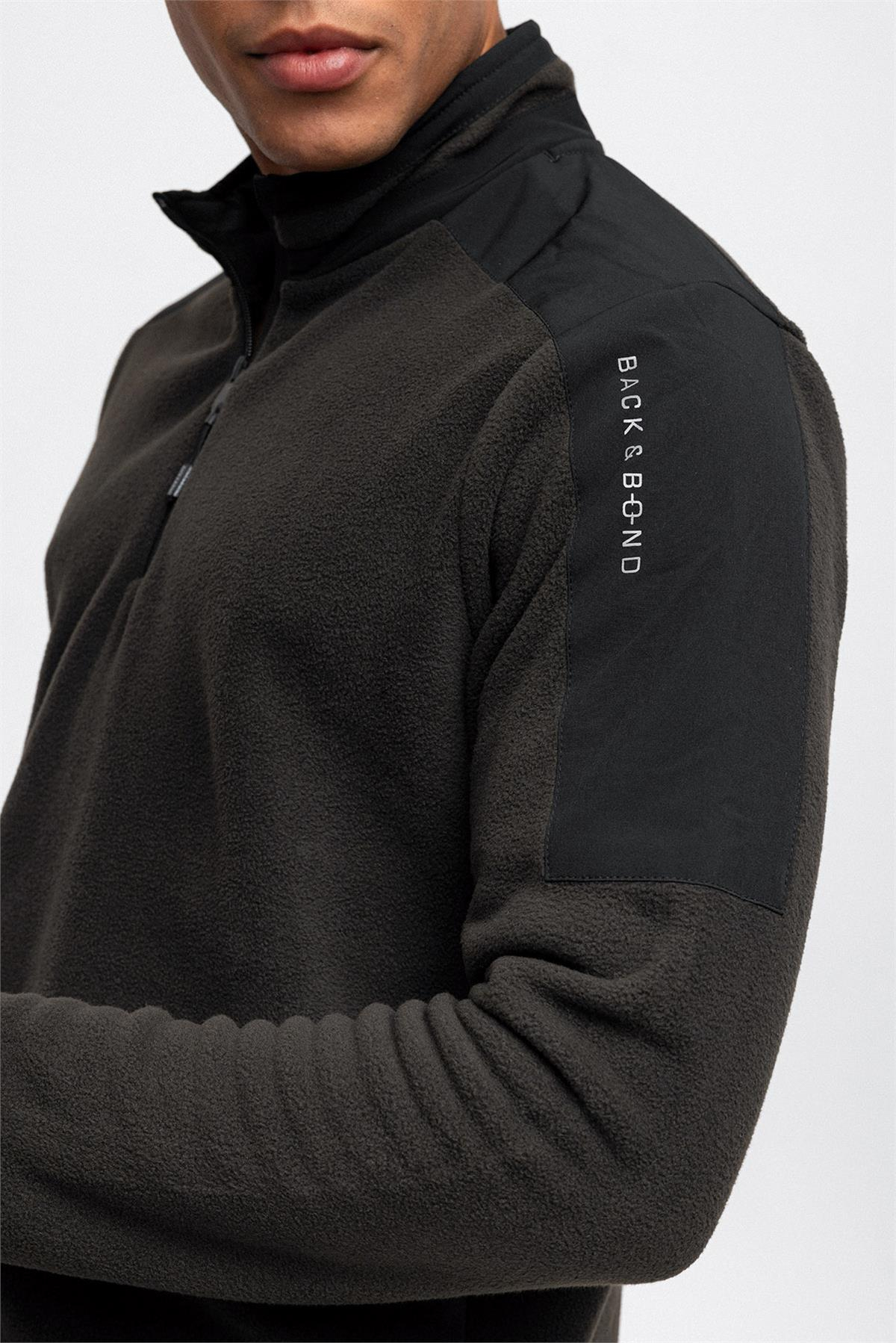 YARIM FERMUARLI POLAR SWEAT