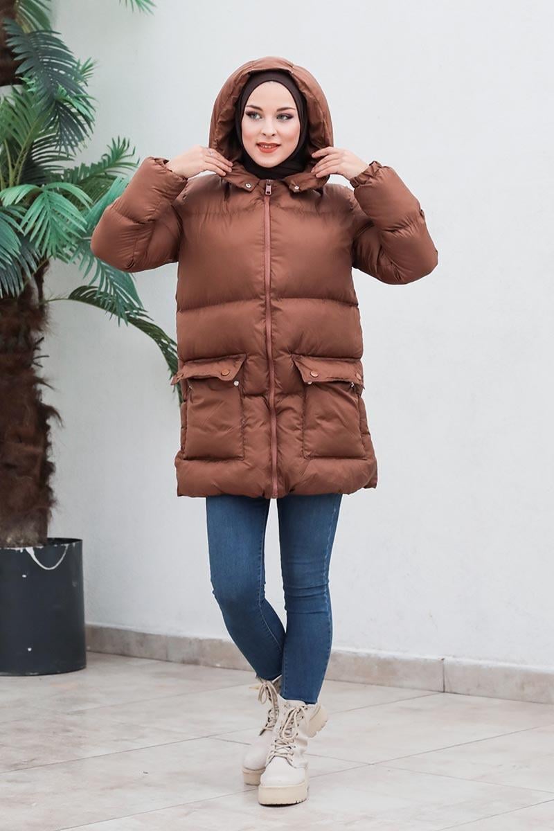 Cepli Şişme Mont Taba