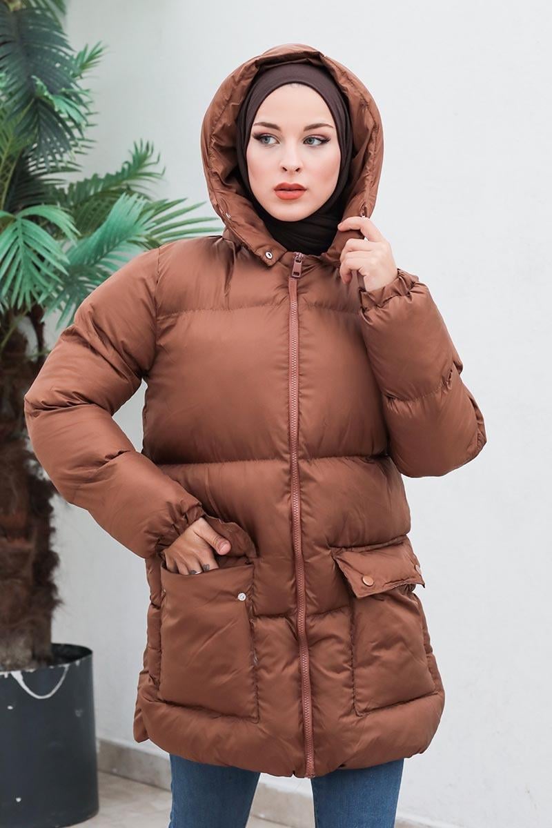 Cepli Şişme Mont Taba