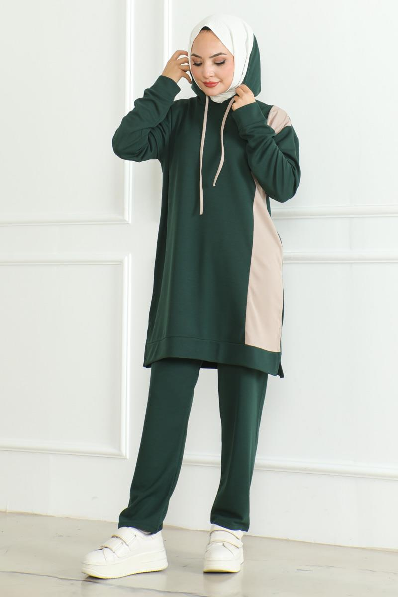 Oversize Spor Takım ZÜMRÜT YEŞİLİ