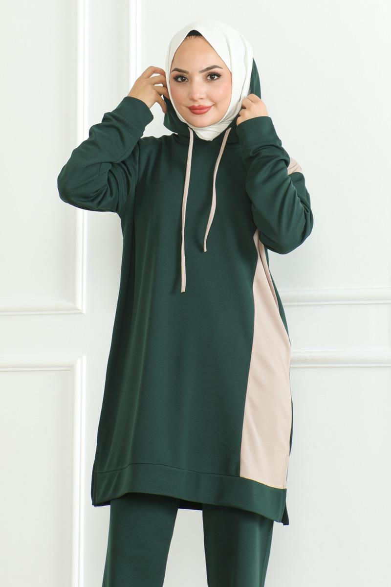 Oversize Spor Takım ZÜMRÜT YEŞİLİ
