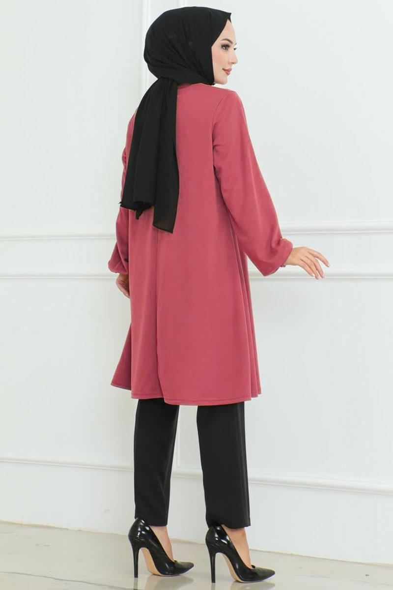 Oversize Tunik GÜL KURUSU