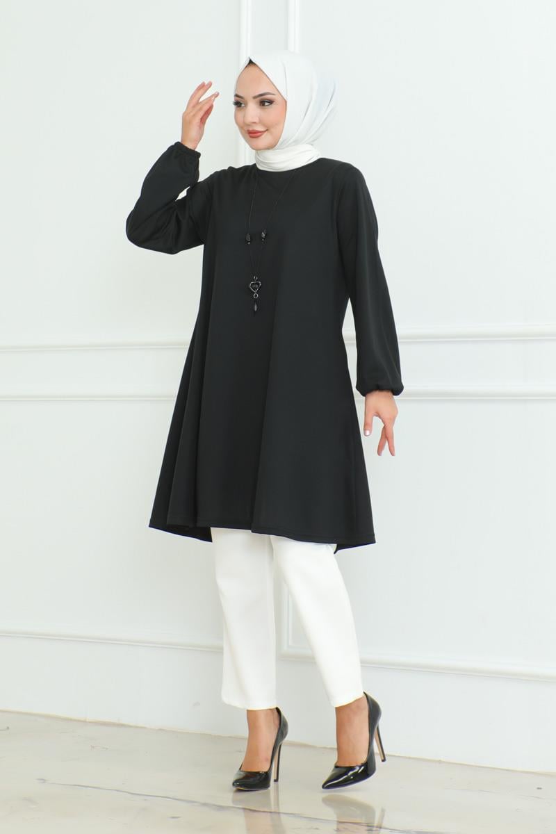 Oversize Tunik SİYAH