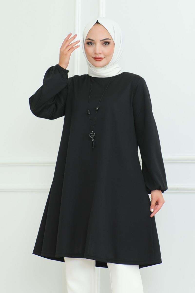 Oversize Tunik SİYAH
