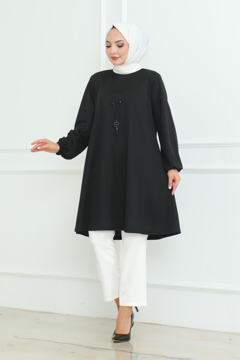 Oversize Tunik SİYAH