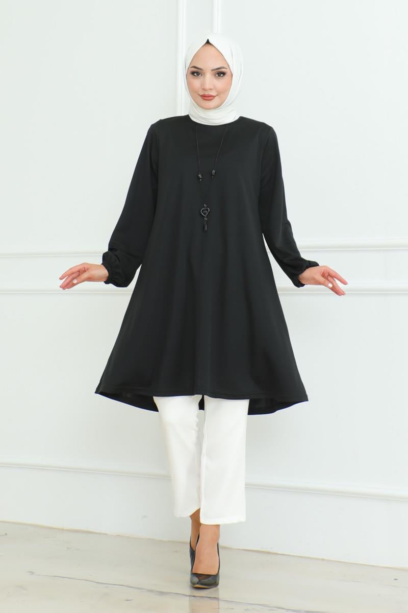 Oversize Tunik SİYAH