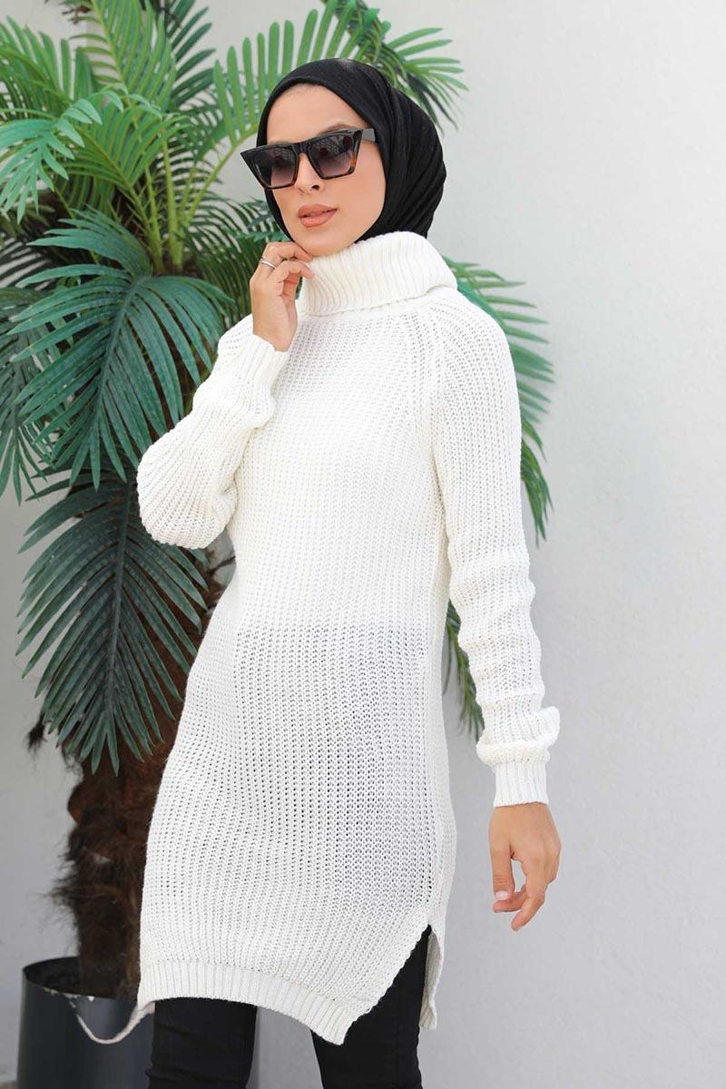 Triko Tunik Ekru