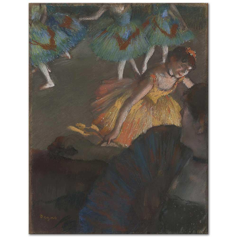 Edgar Degas Locadan Balerine Bakış Kanvas Tablo