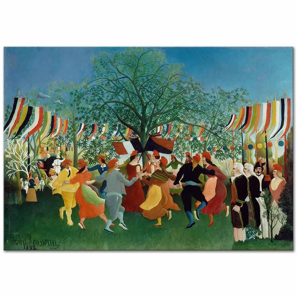 A Centennial of Independence by Henri Rousseau as Art Print