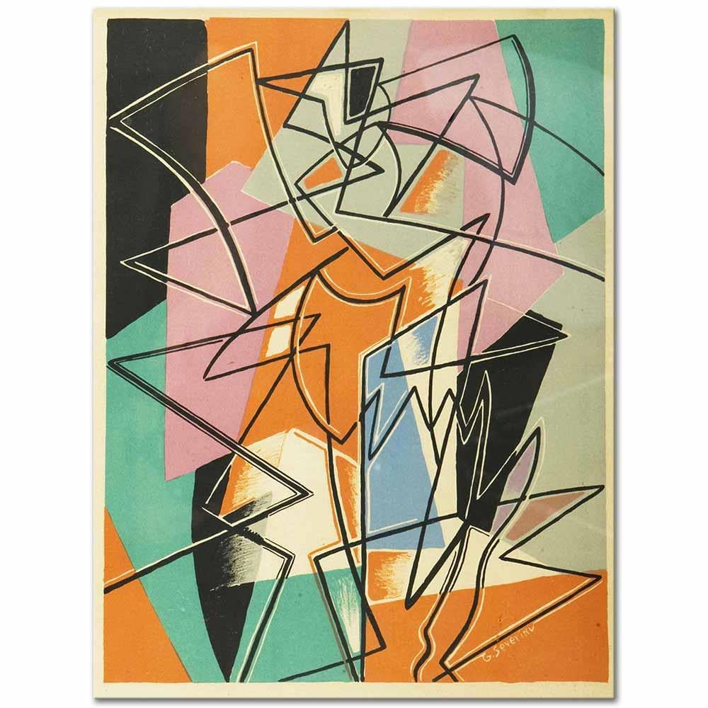 Gino Severini Bir Dansçı Kanvas Tablo