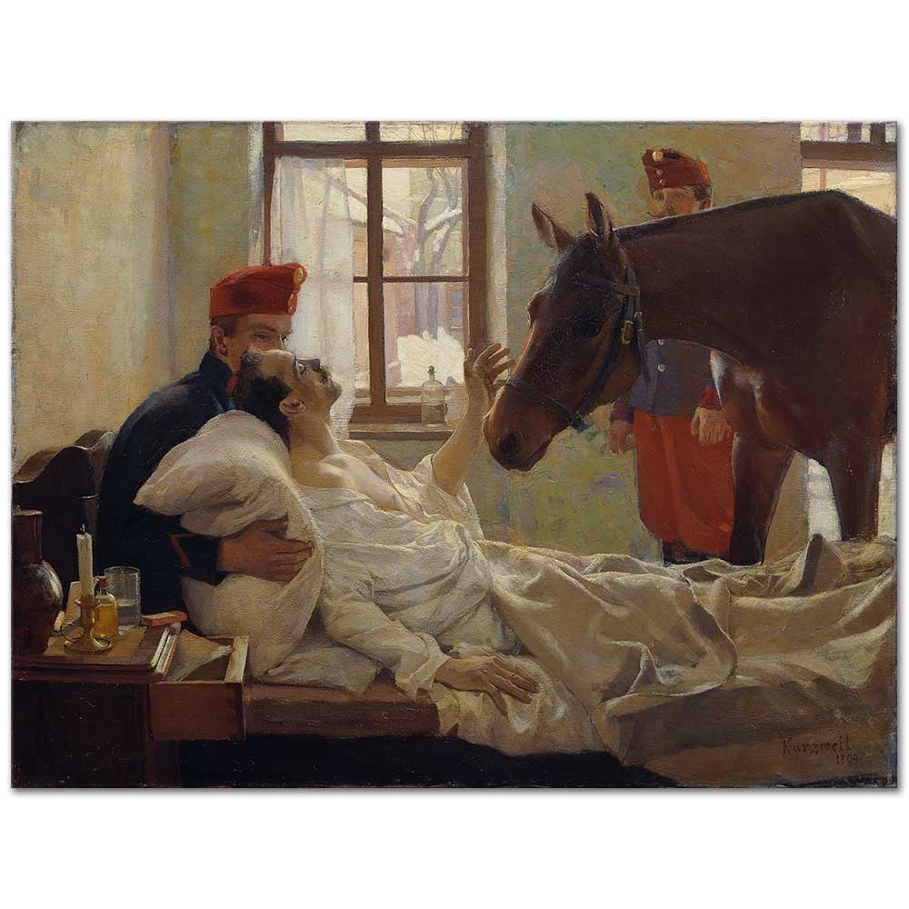 A Dear Visit by Max Kurzweil as Fine Art Print
