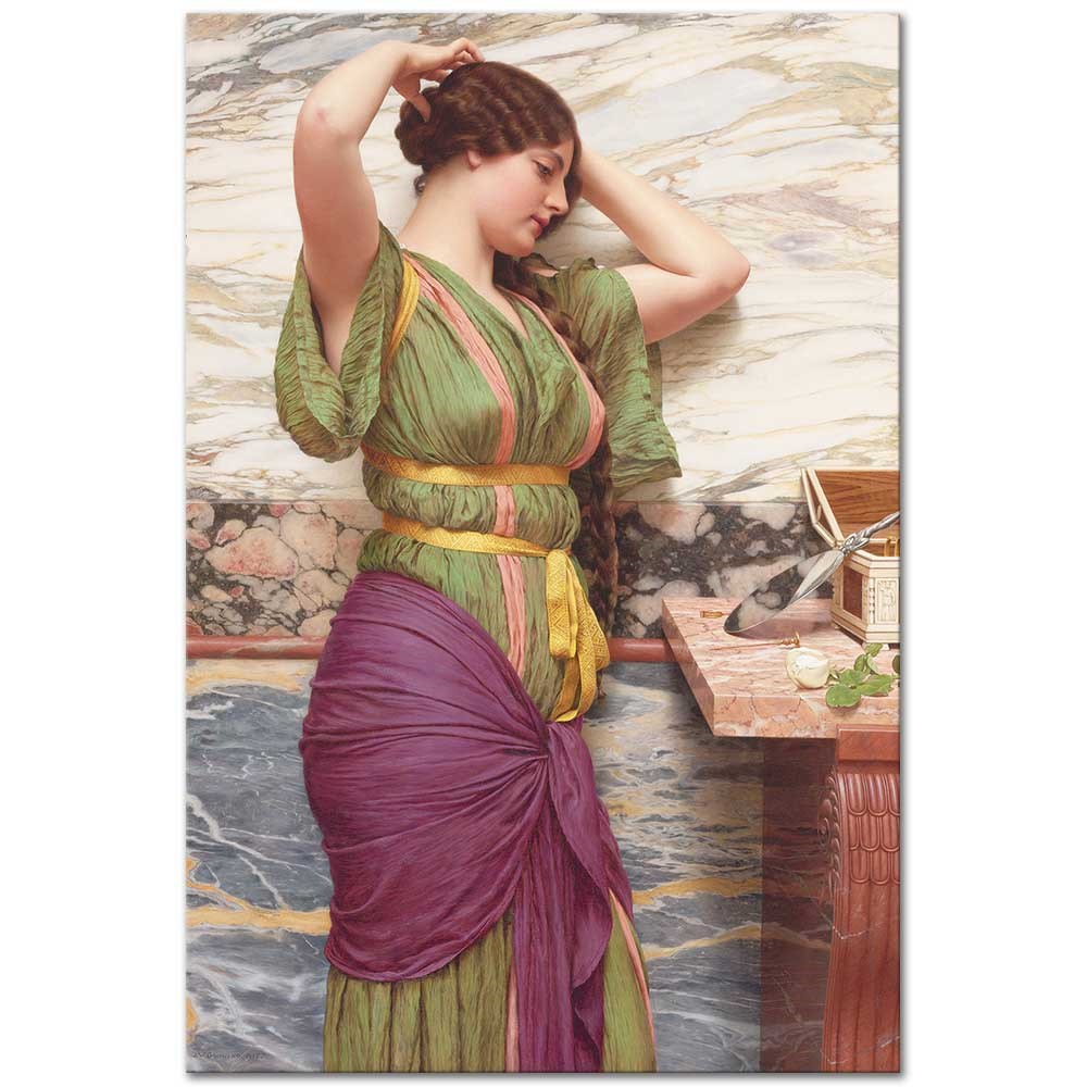 A Fair Reflection by John William Godward