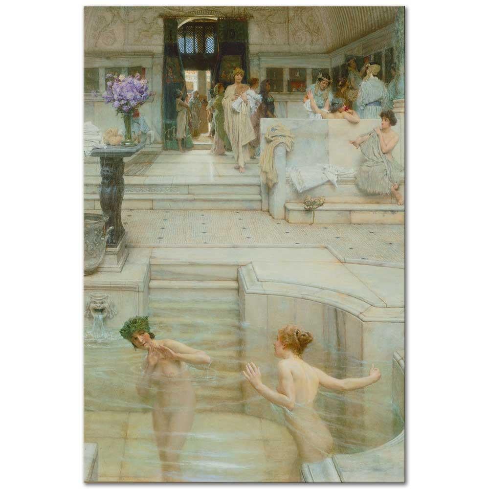 Sir Lawrence Alma Tadema Gözdelerin Geleneği Kanvas Tablo