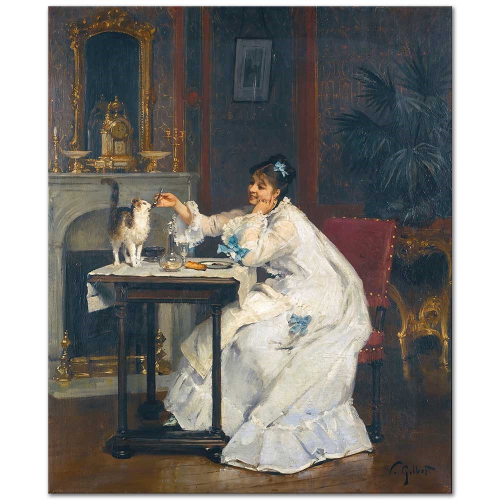 A Meal For Two by Victor Gabriel Gilbert