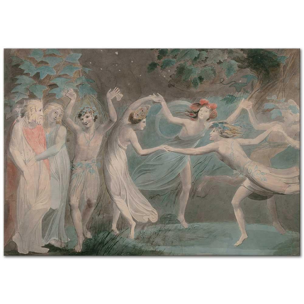 William Blake Yaz Gecesi Rüyası Kanvas Tablo