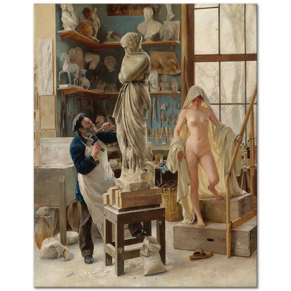 A Restoration by Edouard Dantan as Fine Art Print