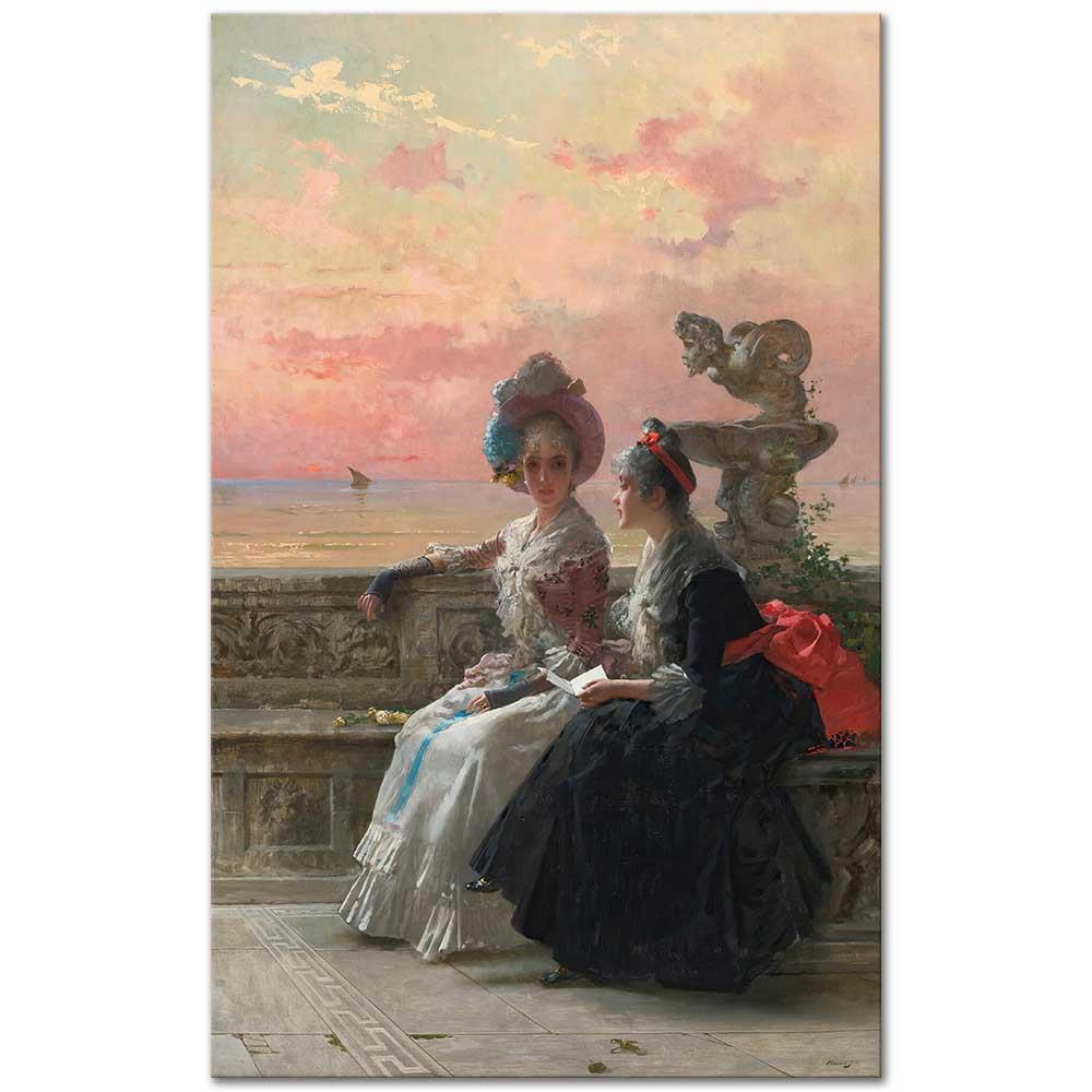 A Shared Secret by Vittorio Matteo Corcos as Art Print