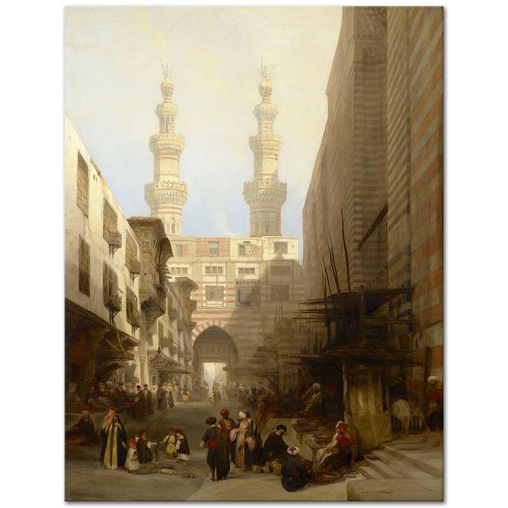 A View in Cairo by David Roberts