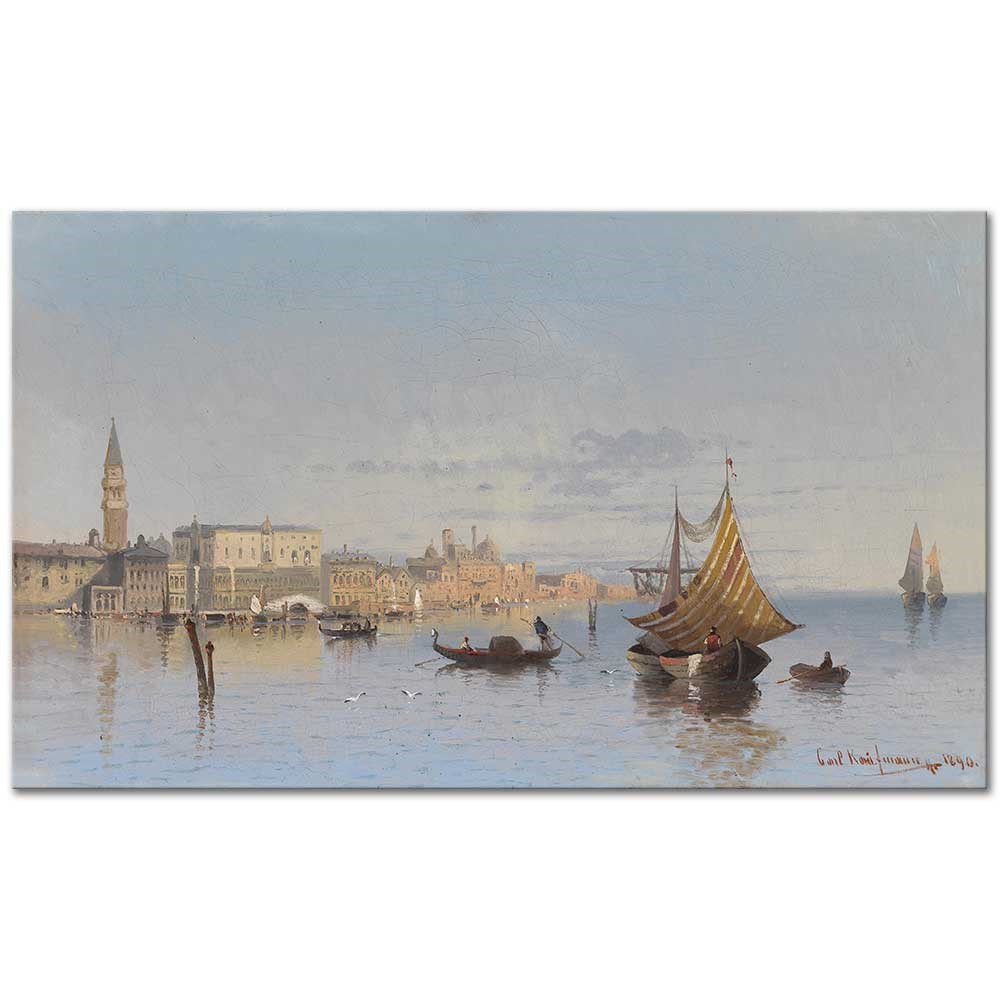A View to Venice by Karl Kaufmann as Fine Art Print