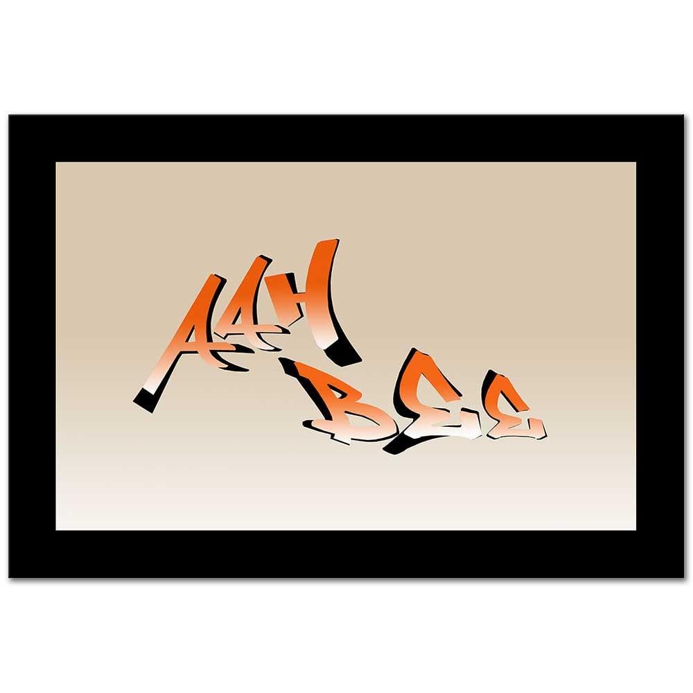 Aah Bee as Art Print