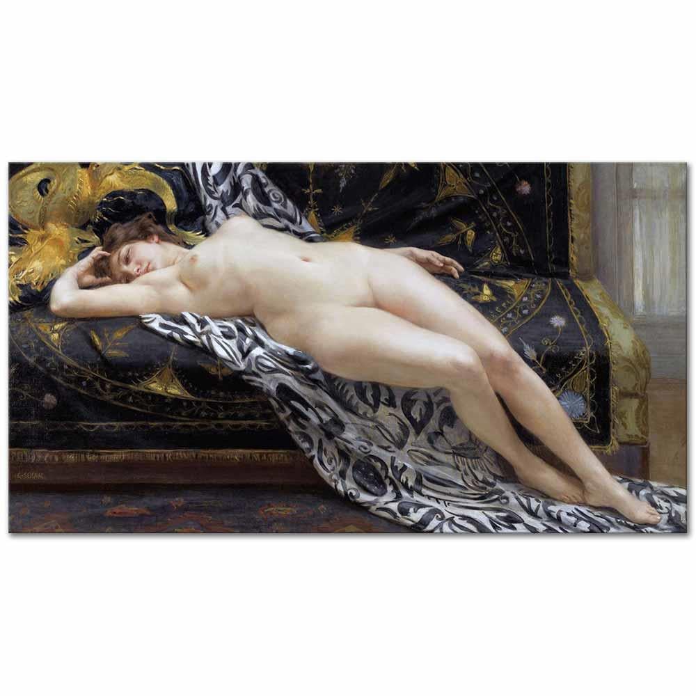 Guillaume Seignac Yorgunluk Kanvas Tablo