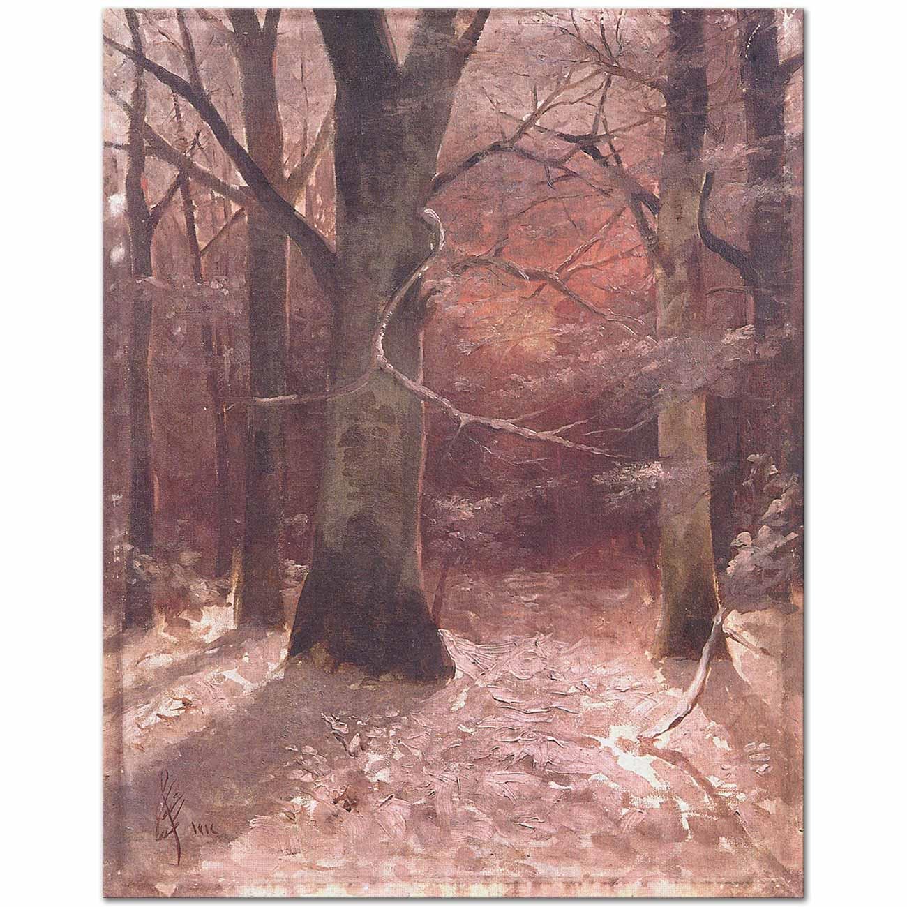 Forest Landscape by Abdulmecid Efendi