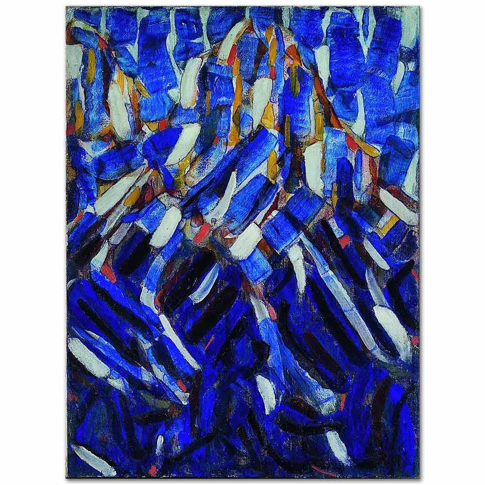 Abstraction (the Blue Mountain) by Christian Rohlfs