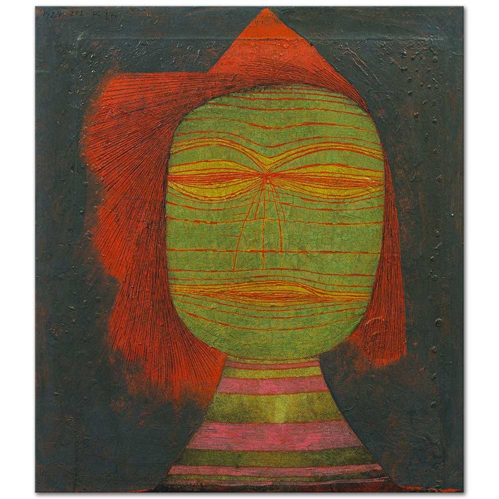 Paul Klee Aktör Maskesi Kanvas Tablo