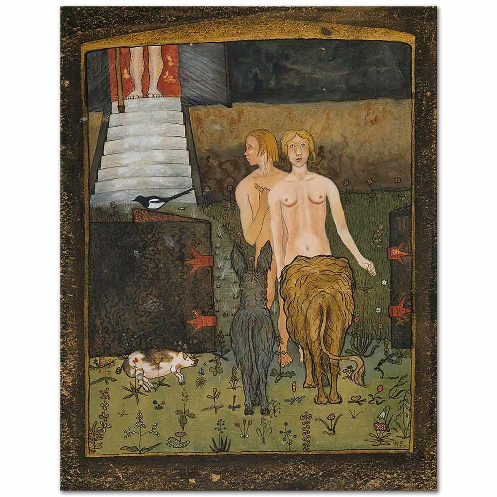 Adam and Eve by Hugo Simberg