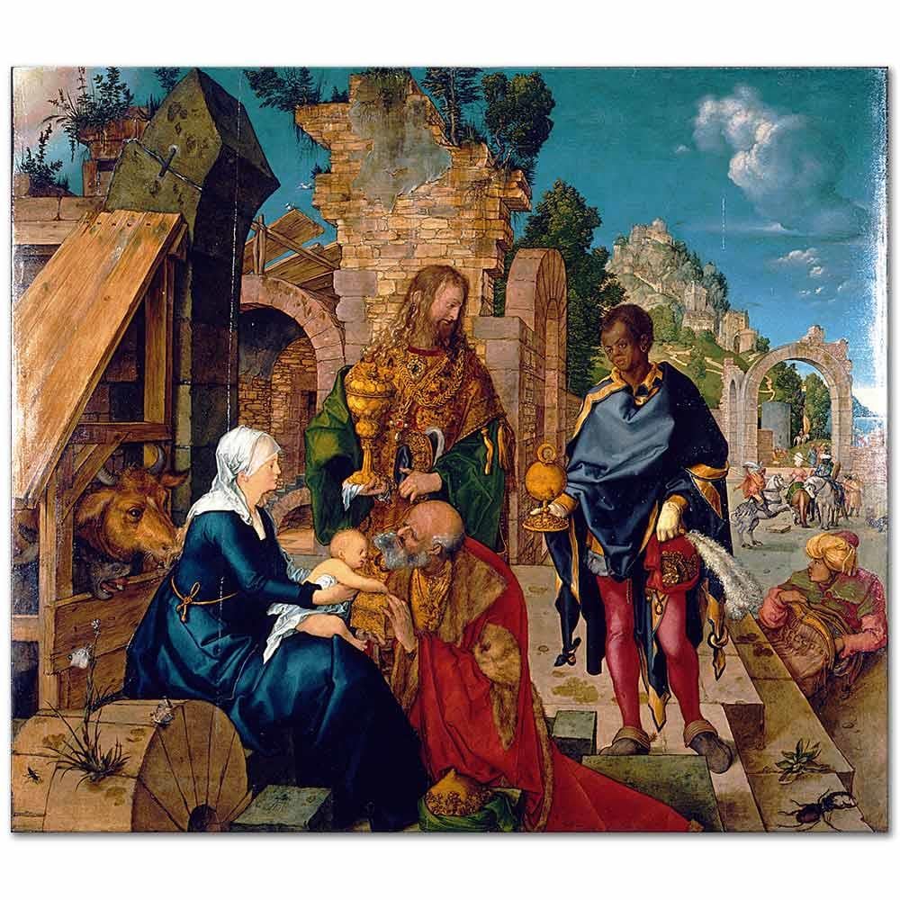 Adoration of the Magi by Albrecht Dürer as Art Print