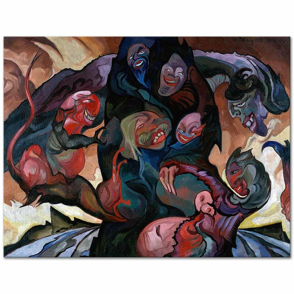 After Image of the Sun by Stanisław Ignacy Witkiewicz as Art print