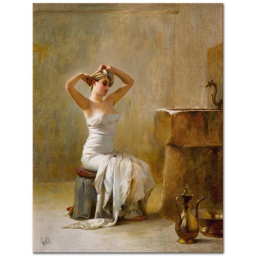 After the Bath by Theodore Ralli
