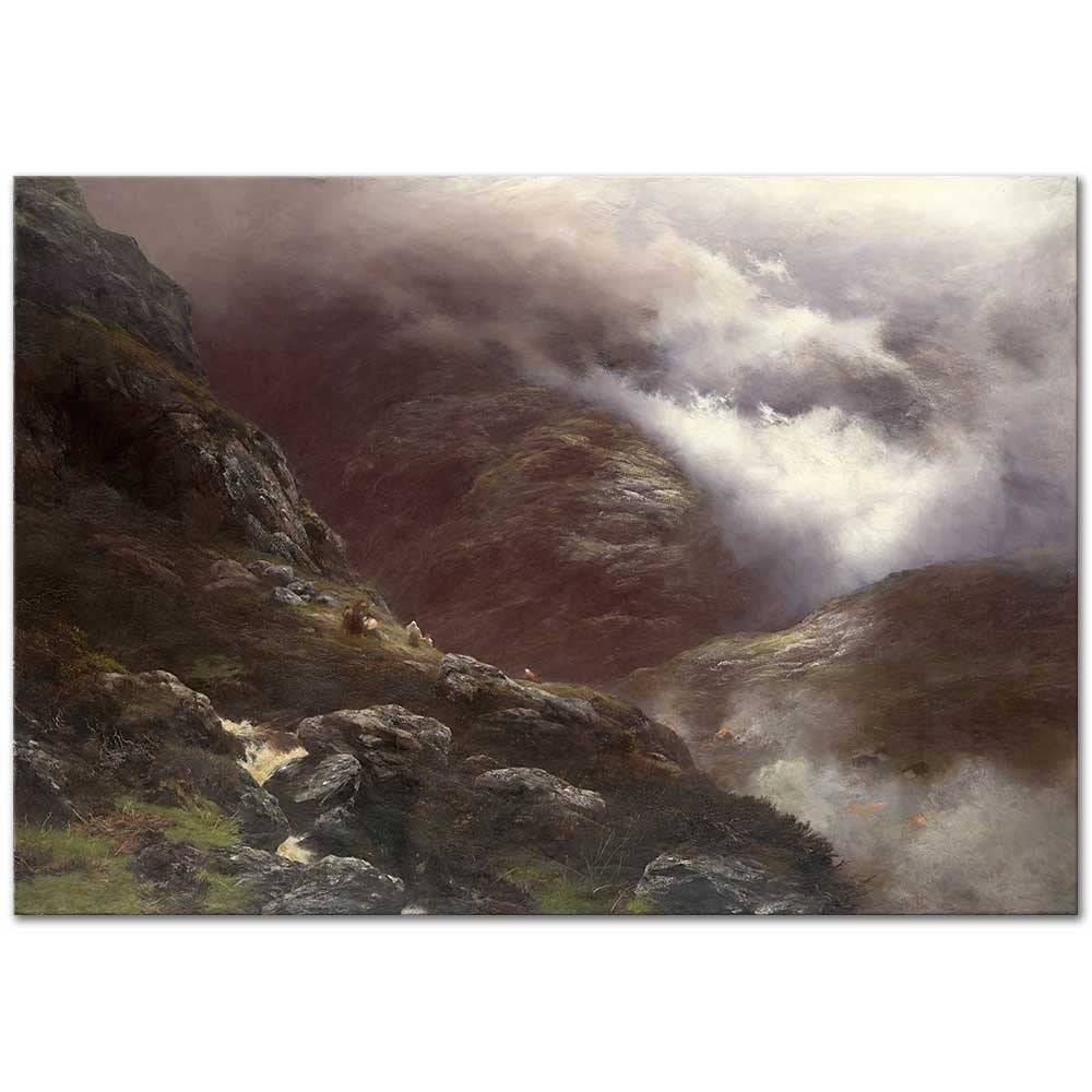 After the Massacre of Glencoe by Peter Graham as Fine Art Print