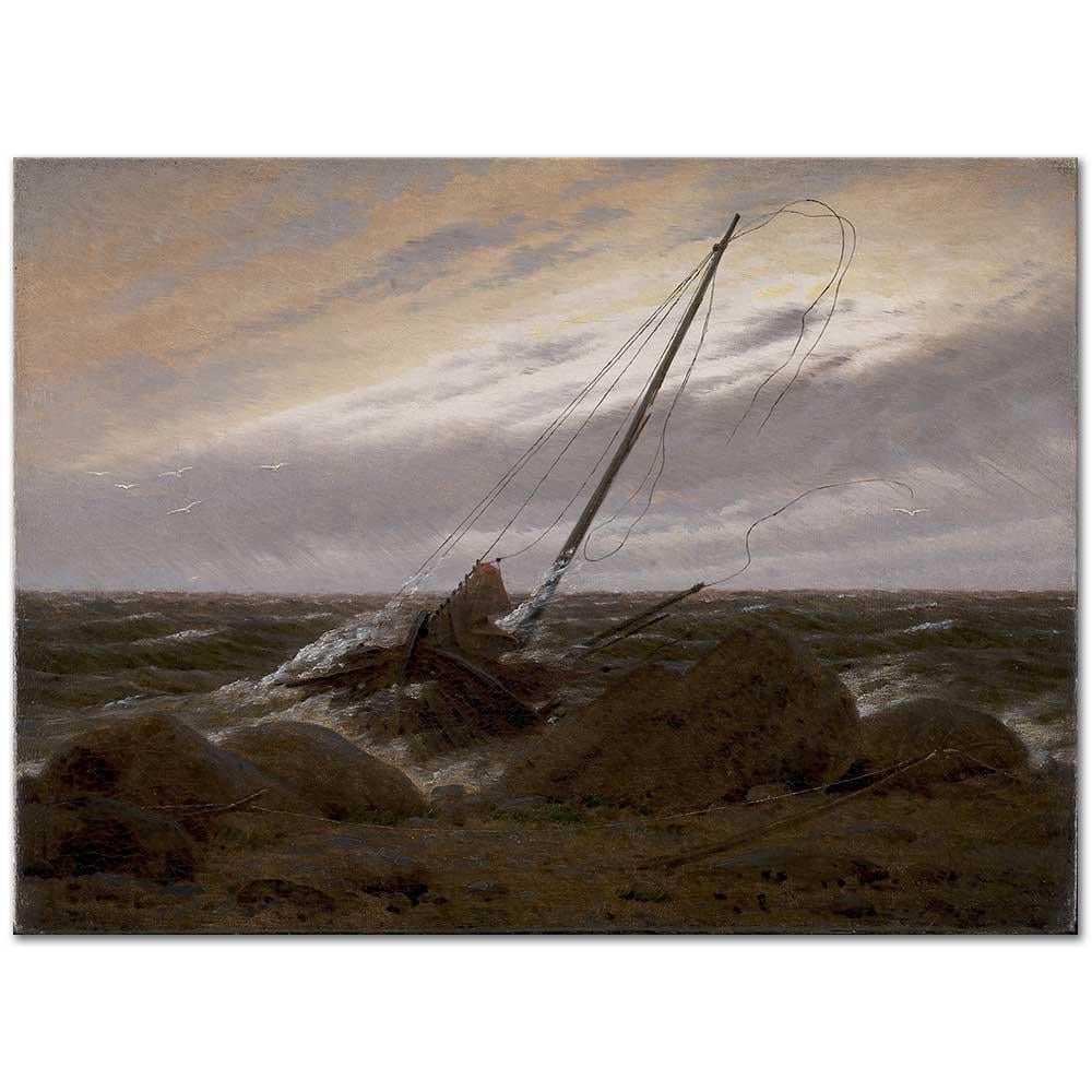 Caspar David Friedrich Fırtına Sonrası Kanvas Tablo