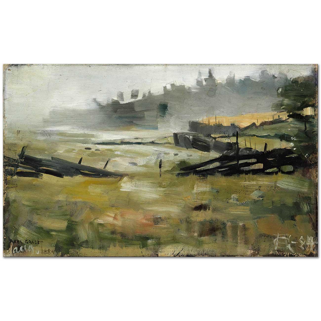 Misty Landscape by Akseli Gallen Kallela