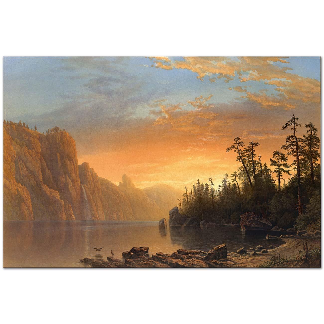 California Scenery, Sunset View by Albert Bierstadt