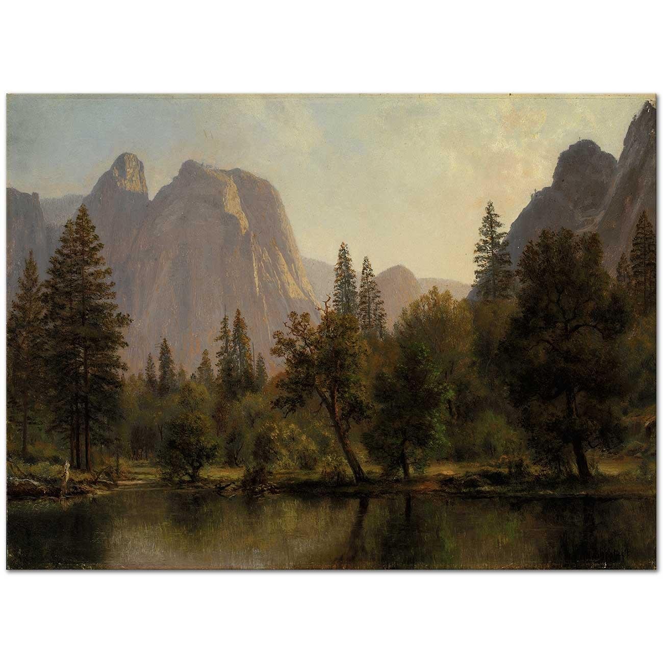 Cathedral Rocks, Yosemite Valley by Albert Bierstadt