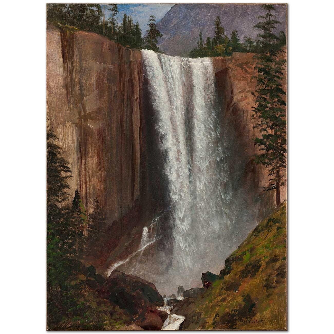 Albert Bierstadt Vernal Fall Art Print