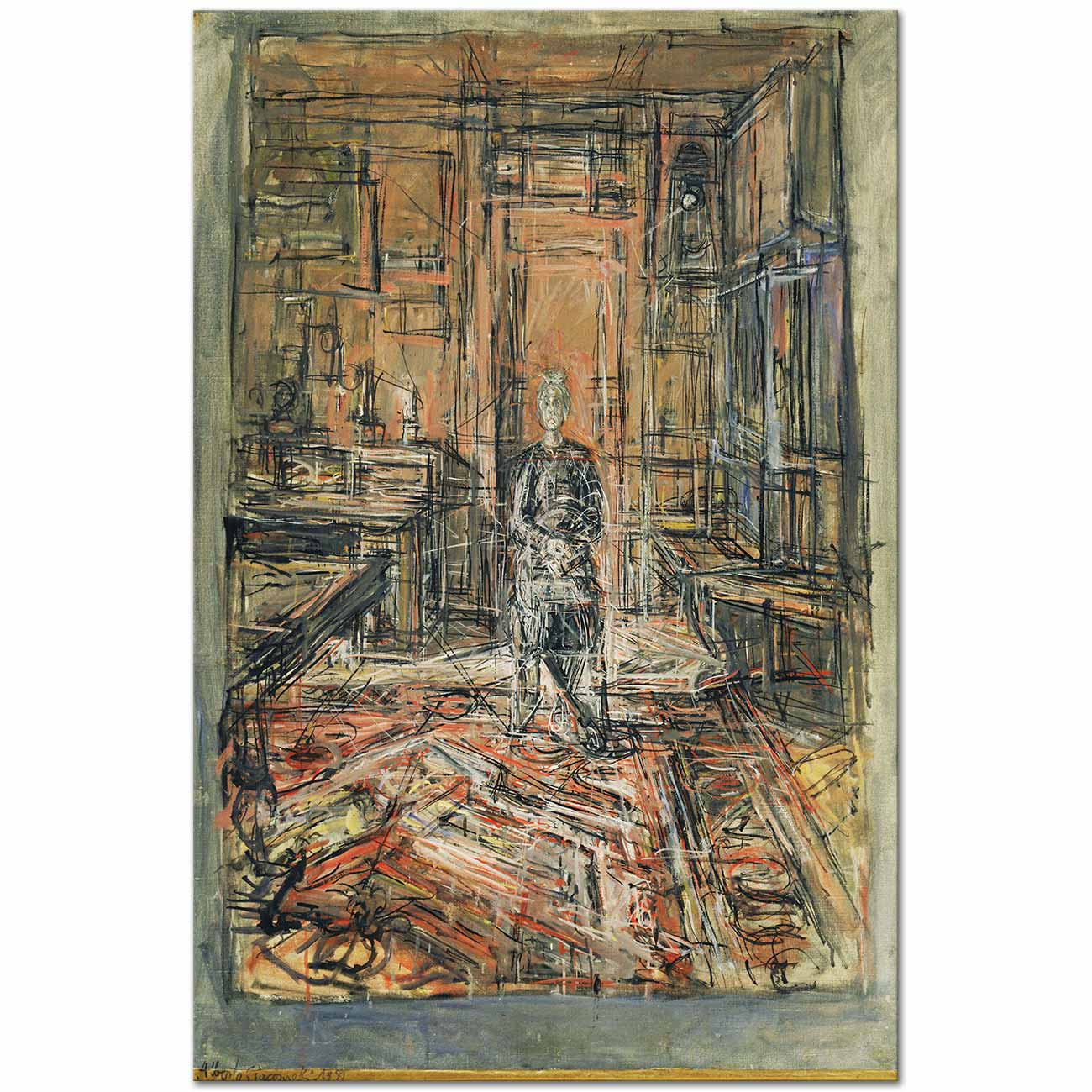 The Artist's Mother by Alberto Giacometti