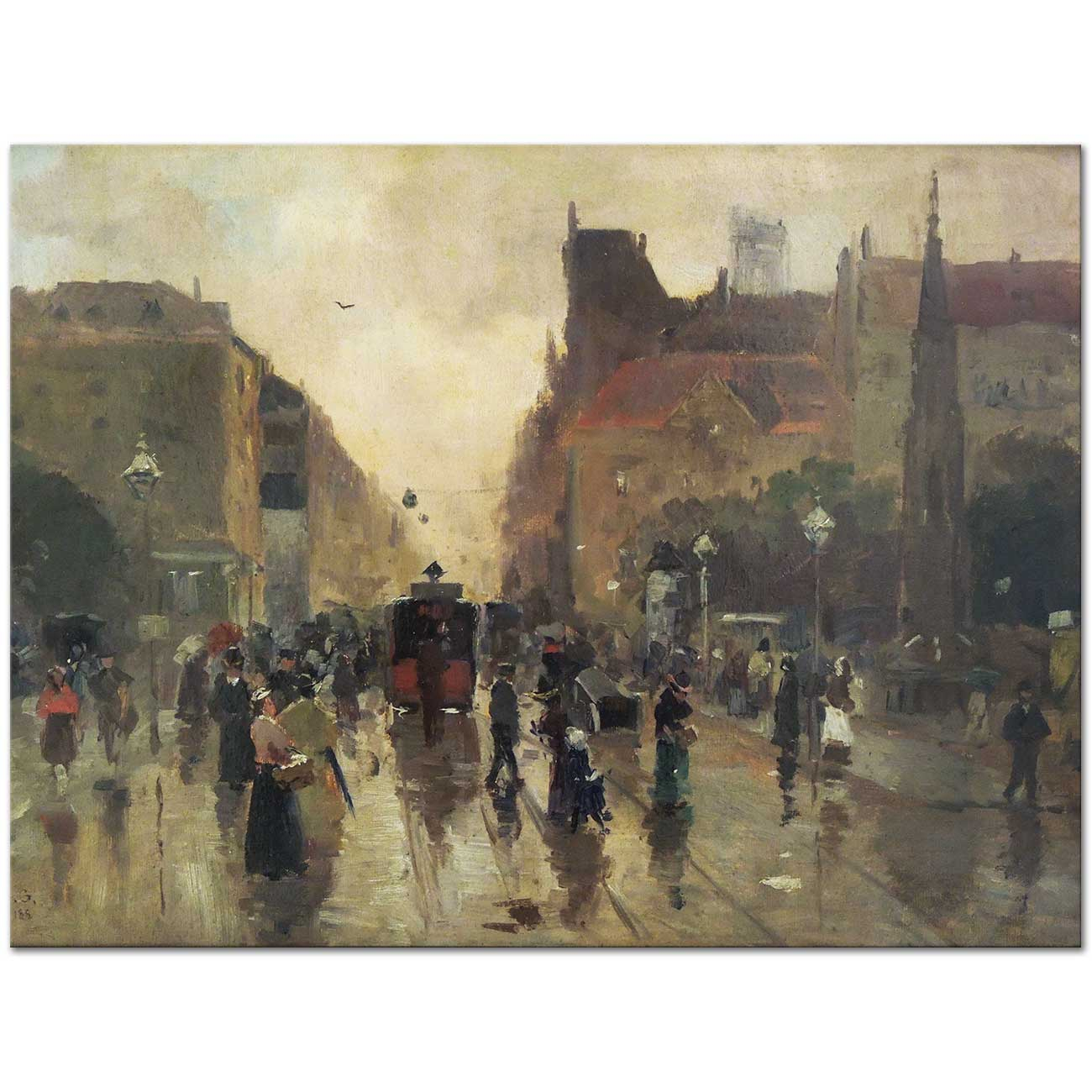 Part of a City by Aleksander Gierymski
