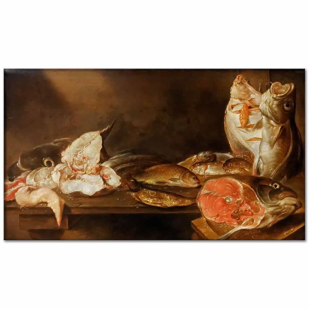 Still Life with Fish by Alexander Adriaenssen