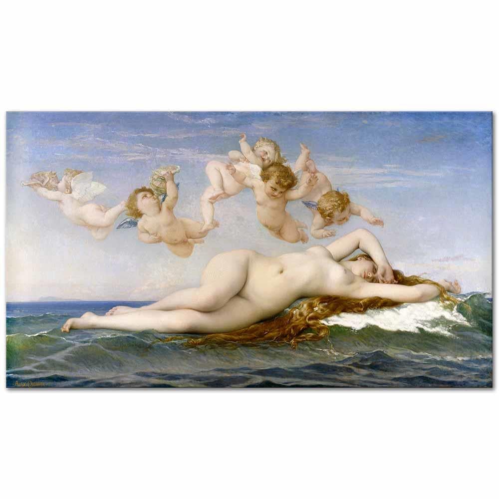 Alexandre Cabanel Venüs'ün Doğuşu Kanvas Tablo
