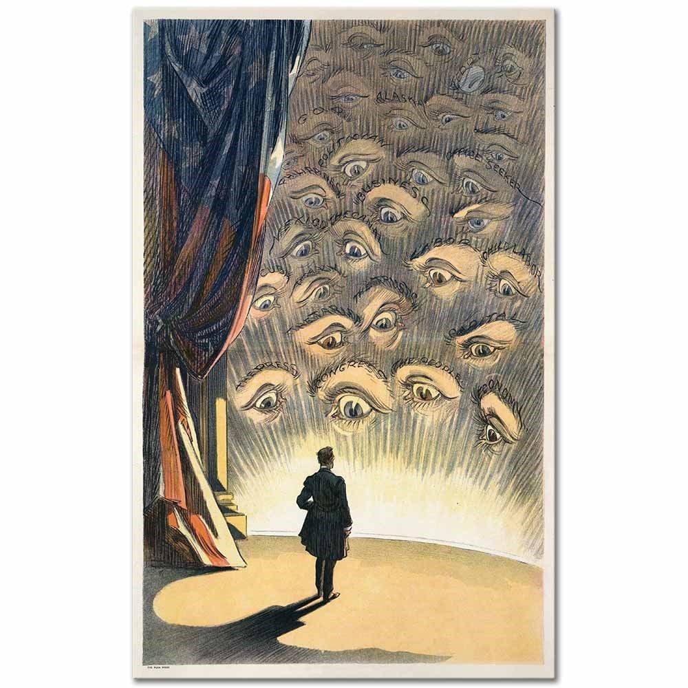 All Eyes Are On You Mr. President by Udo Keppler