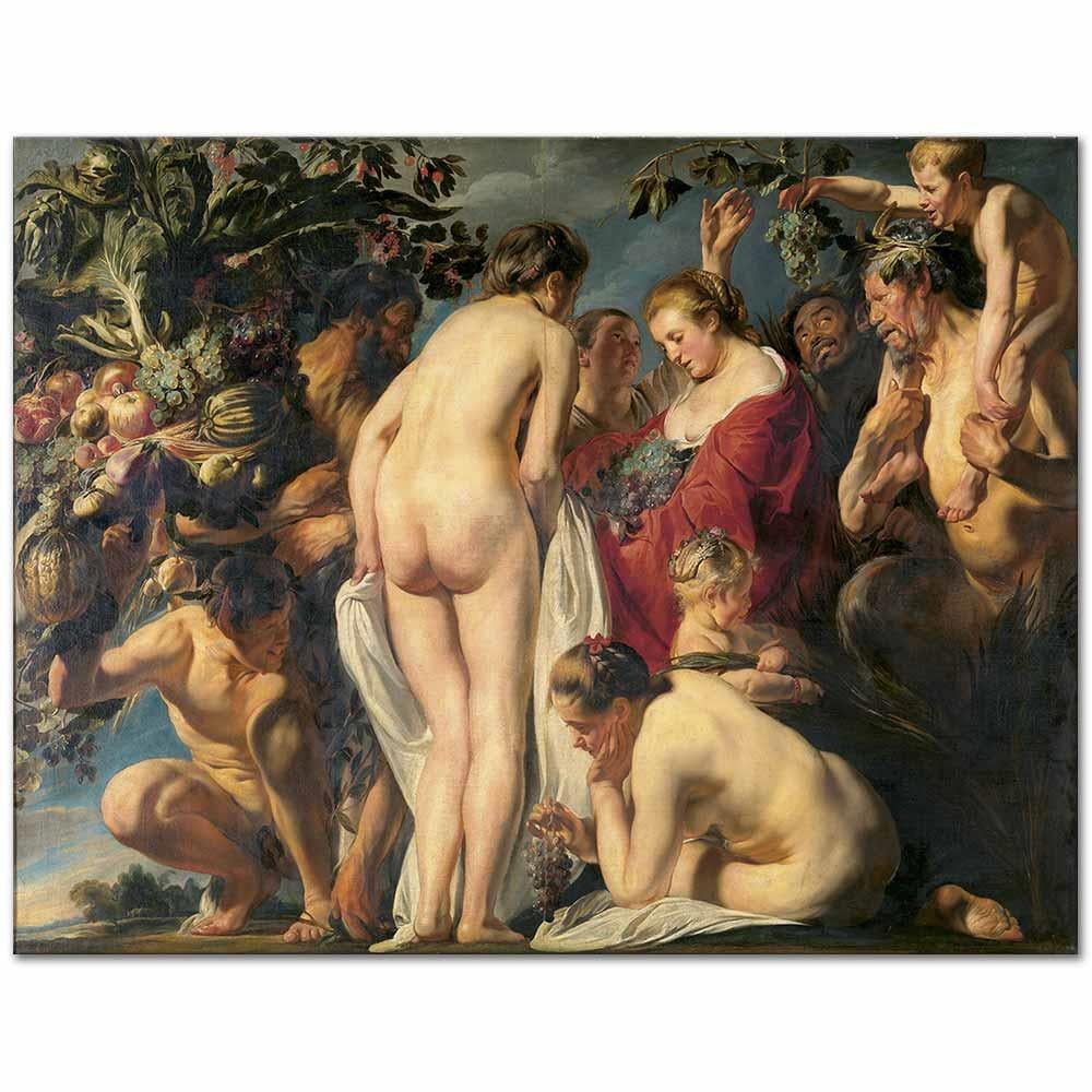 Allegory of Fertility by Jacob Jordaens as Fine Art Print