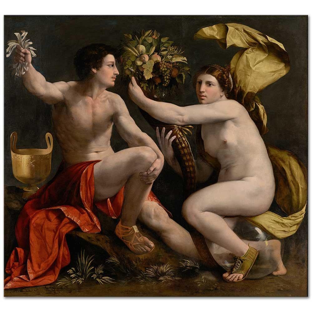 Dosso Dossi Şans veya Kader Alegorisi Kanvas Tablo