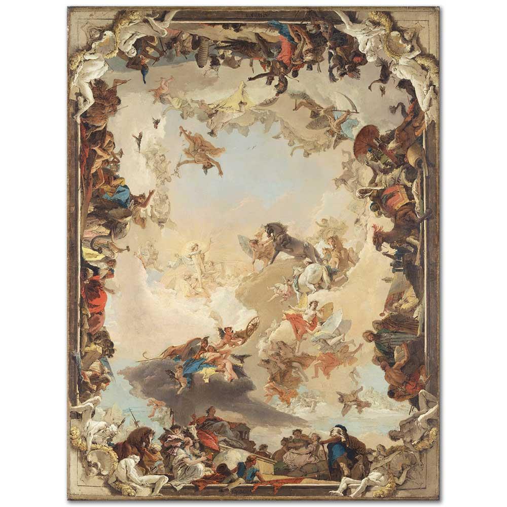 Allegory of the Planets and Continents by Giovanni Battista Tiepolo